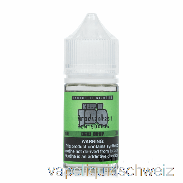 Tautropfen – Keep It 100 Salze – 30 Ml 50 Mg Vape Liquid E-Liquid Schweiz